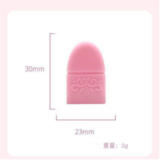 Vỏ ngón tay silicon Cross Stitch chống mài mòn, chống trượt, chống dính, kéo kim dễ tháo
