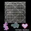 BAMBOOB Cầu Chì Hạt Pegboards, Thủ Công Handmade Trang Trí Vuông Perler Hama Hạt Chịu Nhiệt 52 * 52 Chân / 104x104 Chân DIY Làm Khối Xếp Hình Dụng Cụ Đồ Chơi Trẻ Em