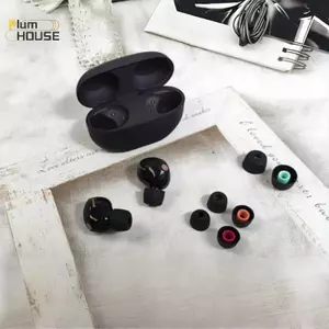 PlumHOUSE 6 cái nút tai silicon cho Sony WF-1000XM5/1000XM4/1000XM3, OnePlus Buds Z, tai nghe TWS nhét tai