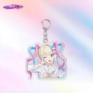 KAngel Amechan Anime Keychain Women Needy Girl Overdose Acrylic Key Chain Man Key Ring Bag Pen