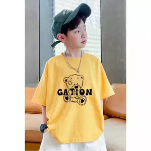 Cỡ Nhỏ, Hàng Mới, Eo Thun, Hình Gấu, Dành Cho Trẻ Em, Dễ Phối, Cotton Nguyên Chất