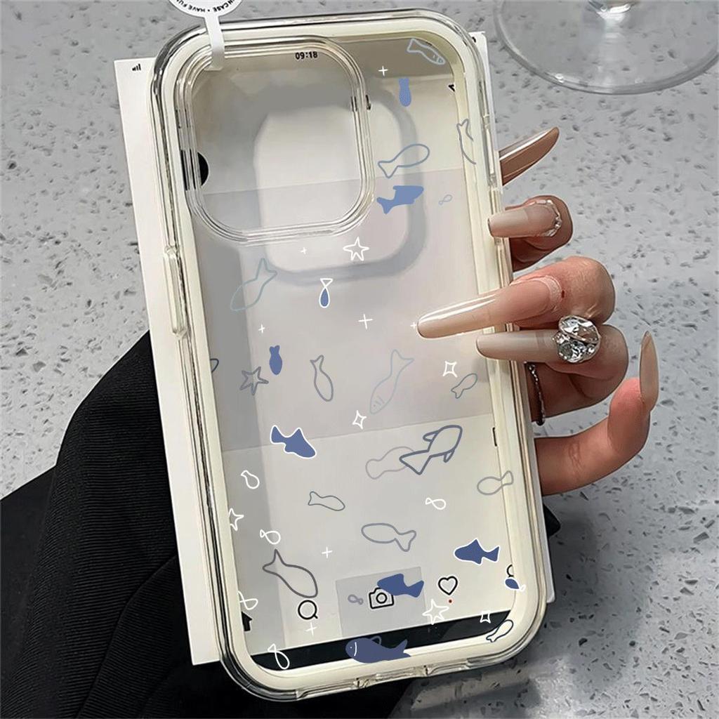Màu đen và trắng bút vẽ cho iPhone 16ProMax trường hợp iPhone 1514plus mới 1312