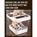 Bồn Ngâm Chân Massage Wisezen Gấp Gọn Massage Ngâm Chân Hồng Ngoại Sục Khí Con Lăn Massage Tự động Bảo Hành 12 Tháng — ảnh 3