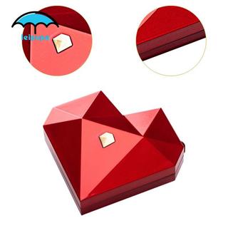 Popup Trái Tim Nhẫn Hộp Nhẫn Bearer Sáng Tạo Màn Hình Hộp Đóng Gói Lãng Mạn Ngày Lễ Tình Nhân Quà Tặng Cho Người Yêu Cô Dâu Kỷ Niệm