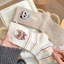 Tất giữa PYCOU, Tất ống giữa động vật hoạt hình thoáng khí, Tất Cotton mềm mại chấm bi