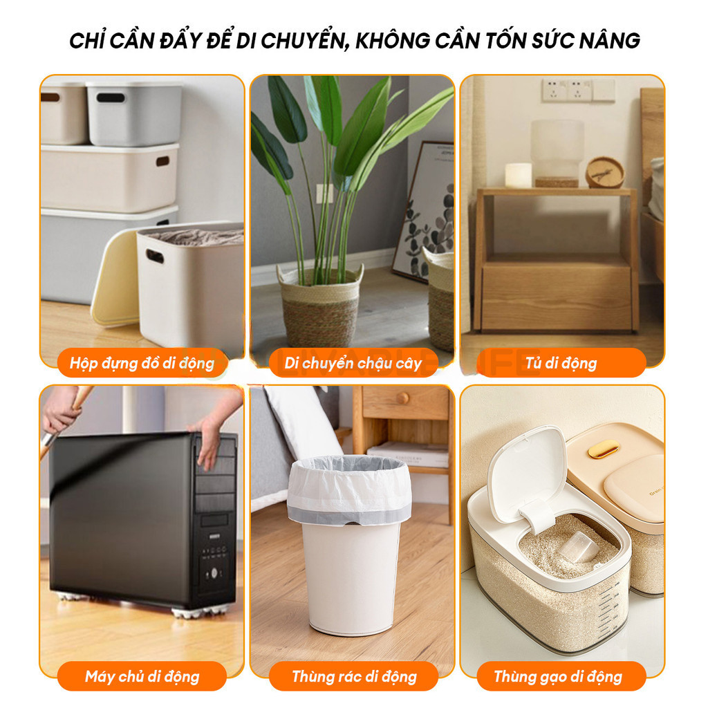 【48h】Bánh xe công nghiệp có bi với khả năng chịu lực vượt trội, là giải pháp lý tưởng cho việc di dời máy móc, pallet.