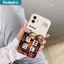 Ốp điện thoại Ibumpers Chic Lie Flat Culture Protection Silicone Soft Premium Vỏ chống sốc cho iPhone 11 12 13 14 15 16 Pro Max IP 7 8 Plus Iphon X XS XR Xs max