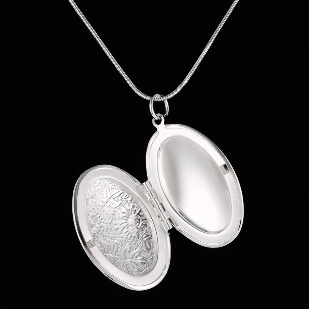 SEYAWSON Photo Locket Thời trang nữ tuyệt đẹp Mạ bạc