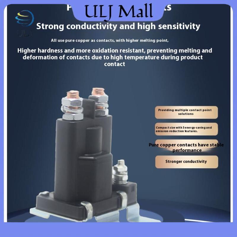 ULJ 1 Cái Rơle khởi động dòng điện cao 500A DC 12V SPST Auto Start Contactor Xe DIY Phụ kiện Rơle dòng điện nặng.