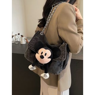 Phiên bản Hàn Quốc ins Túi xách hợp thời trang hoạt hình dung lượng lớn dành cho nữ Túi dây xích phù hợp