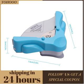 Yohooo Yohooo JIELISI Di Động Góc Tròn R5 Tròn Tông Đơ Cắt 5 Mm Cho Thẻ Ảnh Lời Mời Cán Túi