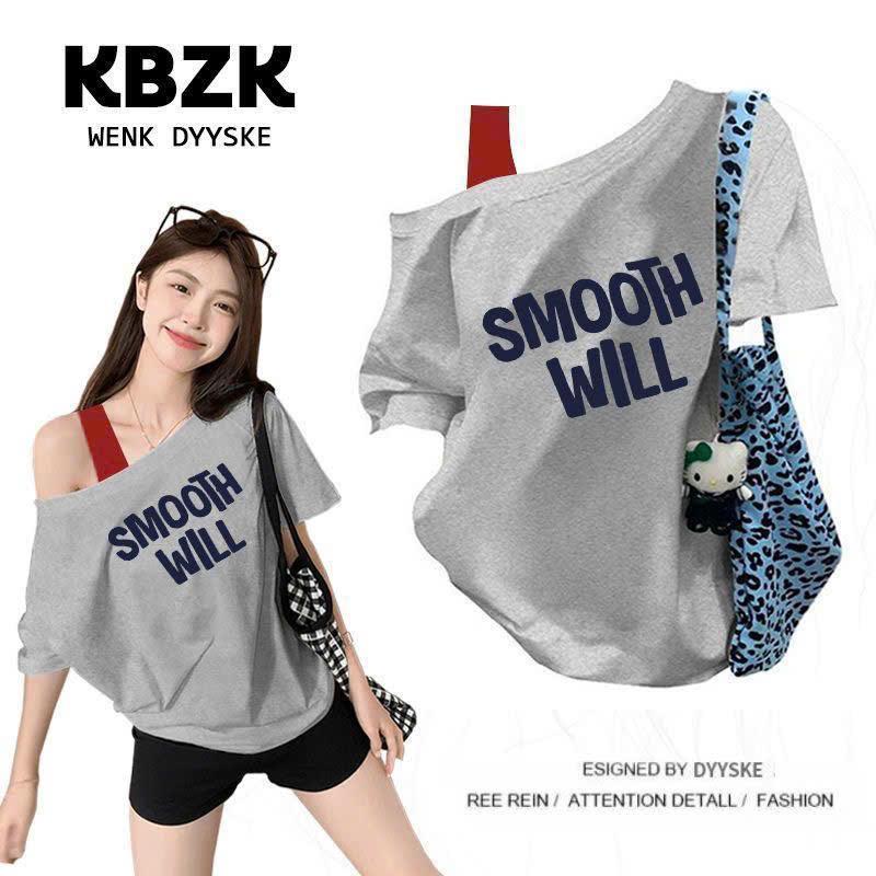 Áo phông thun cộc tay form dài rộng chất liệu cotton phối hình in kiểu dáng năng động XIMIMI SP422