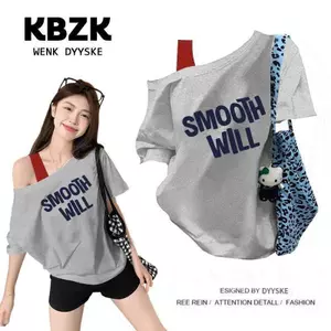 Áo phông thun cộc tay form dài rộng chất liệu cotton phối hình in kiểu dáng năng động XIMIMI SP422