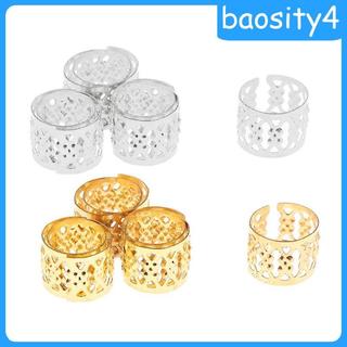 Gói 100 9mm Dreadlocks Xoắn Bím Hạt Dreads Trang Trí Vòng Đeo Tóc
