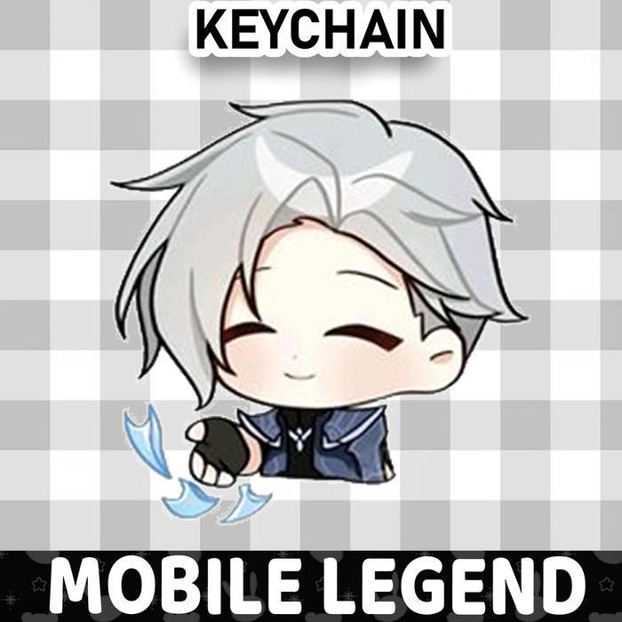 Ganci / Gantungan Kunci Akrilik  MOBILE LEGEND CHIBI - AAMON