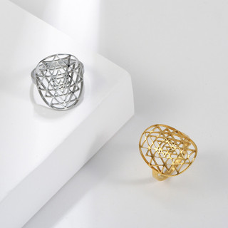 Vòng Sri Yantra Điều Chỉnh được từ thép không gỉ, biểu tượng thiền và bùa hộ mệnh cho người yêu Skyrm và Hindu