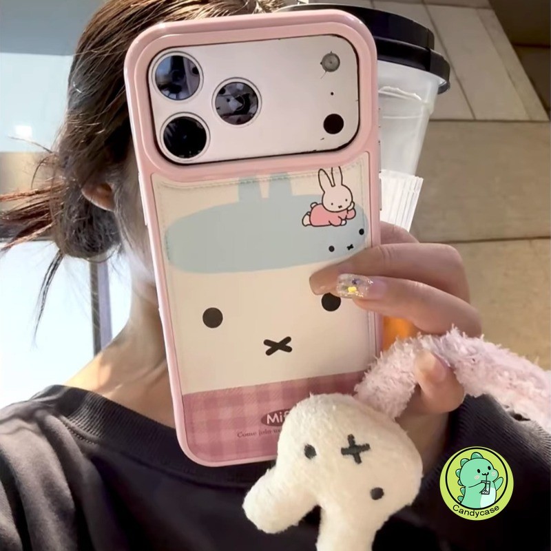 Ốp Điện Thoại Hình Thỏ Dễ Thương Có Dây Buộc Sang Trọng Cho IQOO Z10 Z9 Turbo + Pro Z7i Neo 11 10 9 9S 8 Pro Plus U3 U3X 5G 4G Vỏ Da PU Hoạt Hình Vỏ Mềm