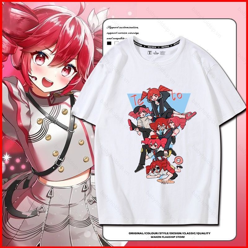 Áo Thun Cosplay Kasane Teto Mùa Hè, Chi Tiết Xiếc Chi Tiết SB1