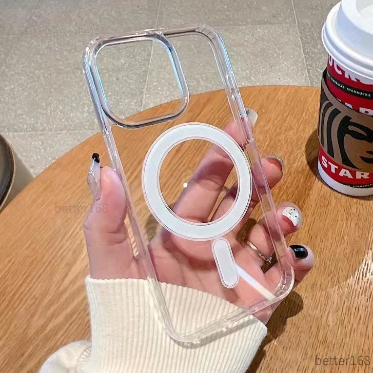 Ốp lưng iphone điện thoại trong suốt hỗ trợ sạc từ tính sạc không dây ip xs/xsmax/11/12/13/14/15/16/17/pro/max/plus