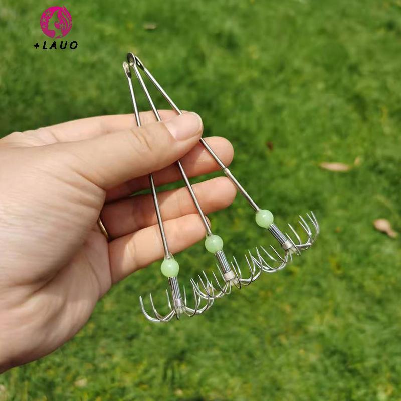 Ô Móc Mực Bạch Tuộc Câu Cá Jig - Thép Không Gỉ Hai Lớp Springevenstar