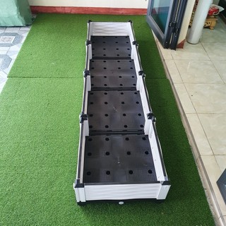 Chậu ghép thông minh HDPE/PP 200x50x23cm: Thẩm mỹ, bền bỉ, dễ lắp đặt, phù hợp mọi cây trồng đô thị.