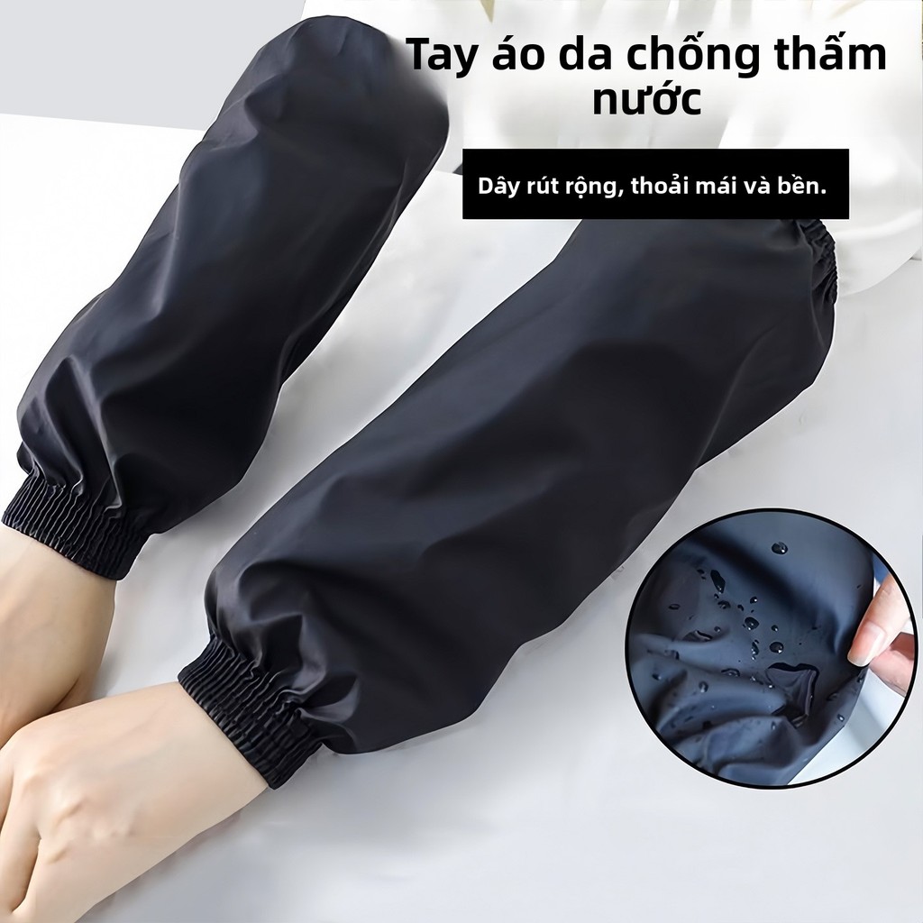 Bao tay dài chống nước, dầu cho nam nữ, dùng nhà bếp, chống bẩn, mài mòn