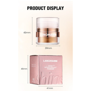 Bột dạng lỏng có độ bóng cao Paip Powder Face Body Blush Contouring Powder