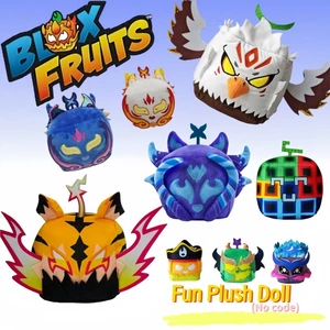 BCT✨Blox Fruits Plushie✨MỚI Búp Bê Nhồi Bông Trái Cây, Gối Sáng Tạo, Hộp Trái Cây Vui Nhộn, Quà Tặng Trẻ Em