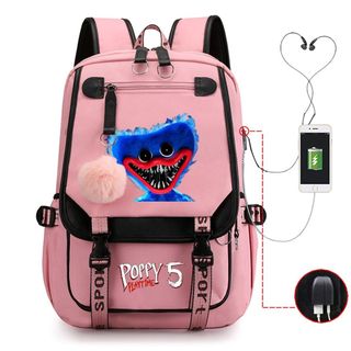 GC2 Poppy Giờ Chơi Ba Lô Cho Học Sinh Dung Tích Lớn In Nhẹ Trò Chơi Nữ Học Túi CG2