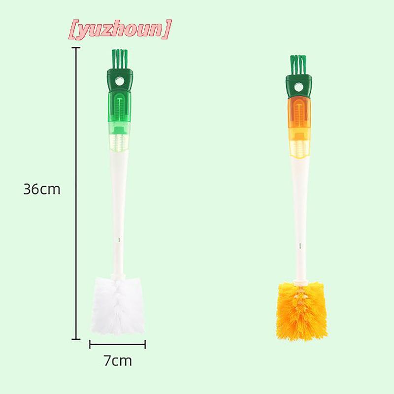 Bộ cọ đa năng 5 trong 1 tay cầm dài, bàn chải cốc, đầu thay thế, phụ kiện làm sạch nhà bếp