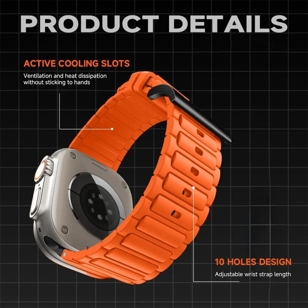 Họa tiết dụng cụ Dây đeo silicon Tương thích cho Apple Watch Series11 / 10 42mm 46mm Ultra3 / 2 / 1 49mm 9 8 7 6 5 SE 44mm 40mm 45mm 41mm