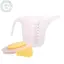 PUSKY 1500ml Dung Tích Lớn Tốt Nghiệp Cốc Đo Nhựa Rõ Ràng Nướng Cốc Đo Cân Có Nắp Hộ Gia Đình Cốc Nướng Bếp VN