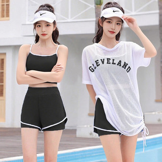 Bikini nữ có bọc váy thắt lưng, thiết kế bụng, phù hợp cho kỳ nghỉ xuân nóng