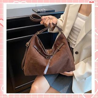 Túi Đeo Chéo Nữ Túi Tote Da Lộn Dung Tích Lớn Đeo 2 Kiểu Thời Trang Liistore K339