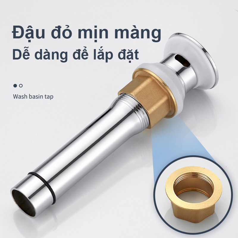 【48h】Xi phông thoát nước inox 304 chất liệu SUS304 đáng tin cậy, chống ăn mòn, phù hợp cho mọi loại lavabo phổ biến.