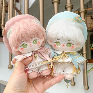 10cm Cotton Búp Bê Quần Áo Chim Xanh Chơi Huy Hiệu Bộ Đẹp Trai Dễ Thương Giá Rẻ Búp Bê Không Thuộc Tính Thân Sao Biển Có Thể Mặc 4.3