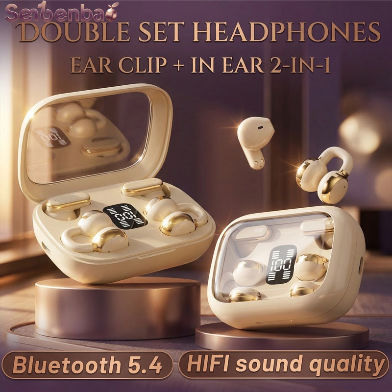 Tai nghe Senbenbao Q10 Tai nghe Bluetooth bộ kép mới Tai nghe ENC khử tiếng ồn có tuổi thọ pin dài