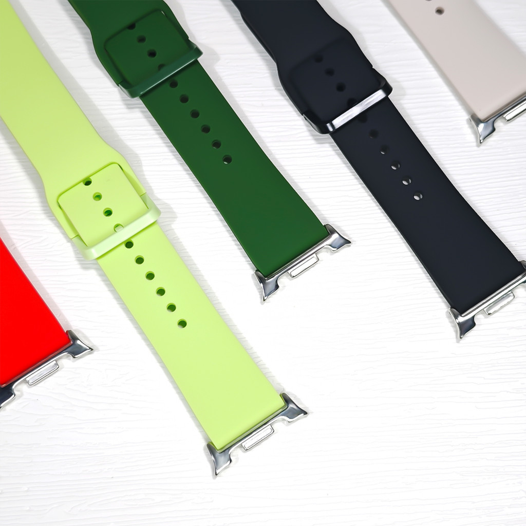 Dây đeo silicon cho Samsung Galaxy Watch 8 40mm 44mm / 8 cổ điển 46mm vòng tay thể thao dây đai phụ kiện