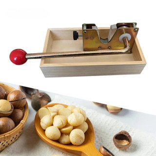 Dụng cụ mở hạt mắc ca bằng inox tay cầm êm ái Kẹp hạt dẻ / Kìm óc chó،Dễ dàng sử dụng, tiết kiệm sức lực