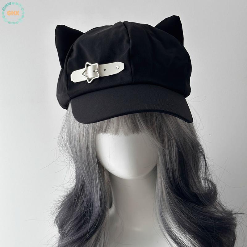 Tai Handmade Cho Bé Gái, Phong Cách Gothic Y2K Punk, Thích Hợp Cho Mặc Dạo Phố