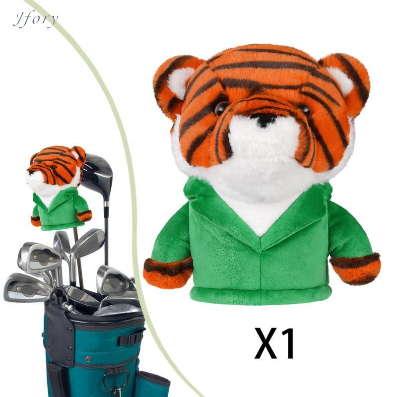Jfory Golf Headcover Sang Trọng Động Vật Driver Cover Chống Trầy Xước Tay Đáng Yêu Ngộ nghĩnh Bảo Vệ Cho Câu Lạc Bộ Golf Quà Tặng