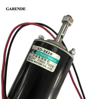 Động cơ DC nam châm vĩnh cửu Garende 24V 30W Tốc độ cao CW / CCW Máy phát điện DIY 7000RPM