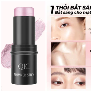 Phấn highlight Dạng Thỏi Qic & Hellokiss Kết Cấu Thạch, Bền Màu, Bắt Sáng