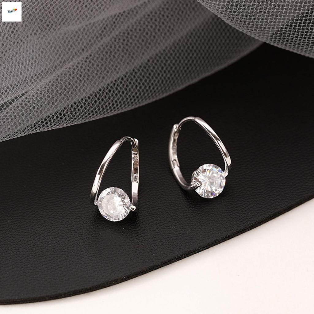Bông tai zircon đinh tán - Phù hợp dự tiệc và làm quà tặng