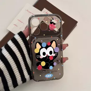 Mè đen đen cầ vồngVỏ bảo vệ Corning phù hợp cho điện cầu voại iPhone 16/17 Pro Max