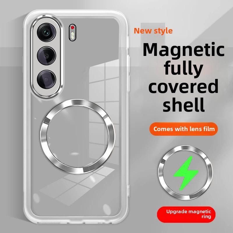 Có Ống Kính Phim Từ Tính Dành Cho Tecno Camon 40 pro Camon 40 prime Mềm Trong Suốt Vỏ Bảo Vệ camera Trong Suốt Chống Sốc Vỏ Điện Thoại