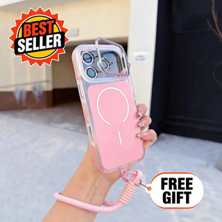 Giá đỡ ống kính cảm giác da mạ điện Tương thích với Apple iPhone 17 Pro Max với nhãn dán ống kính miễn phí Chống rơi chống trượt iPhone 17 Air 16 15 14 Plus 13 12 11 Pro Promax Vỏ điện thoại