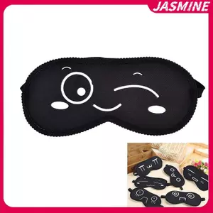 JASMINE 1 Cái Mới Lụa Nguyên Chất Ngủ Mặt nạ Mắt Đệm Bóng Du Lịch Thư Giãn Viện Trợ Bịt Mắt JASMINE