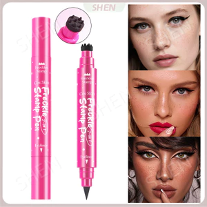 CosSkin Bút kẻ mắt tàn nhang hai đầu 3N1 Bút đánh dấu hai đầu Mô phỏng tự nhiên Mồ hôi chống thấm nước
