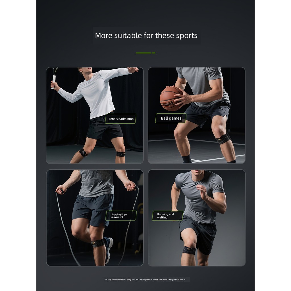 🔥 Cầu Lông 🔥 Chuyên Nghiệp chạy bộ có hàng sẵn vệ khớp gối Unisex Patella Band Bảo Vệ Đầu Gối bóng rổ Bảo Vệ Thể Thao bó gối thể thao Mizuno Patella Band bảo vệ đầu gối dành cho nam nữ - Phù hợp bóng rổ, leo núi và thể thao khác